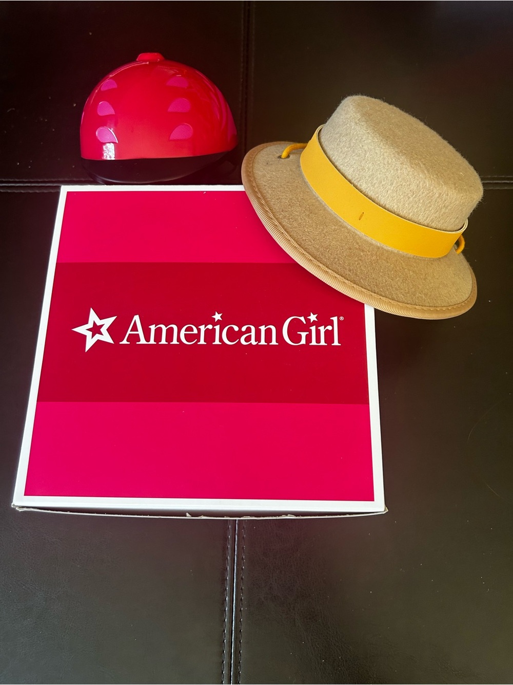 American Girl Doll Saige’s Parade Hat and Helmet